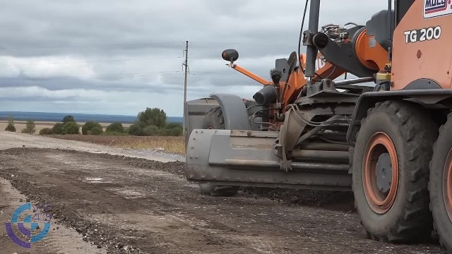Фото Видео: Ремонт участка дороги до села Новый Бурец Вятские Поляны