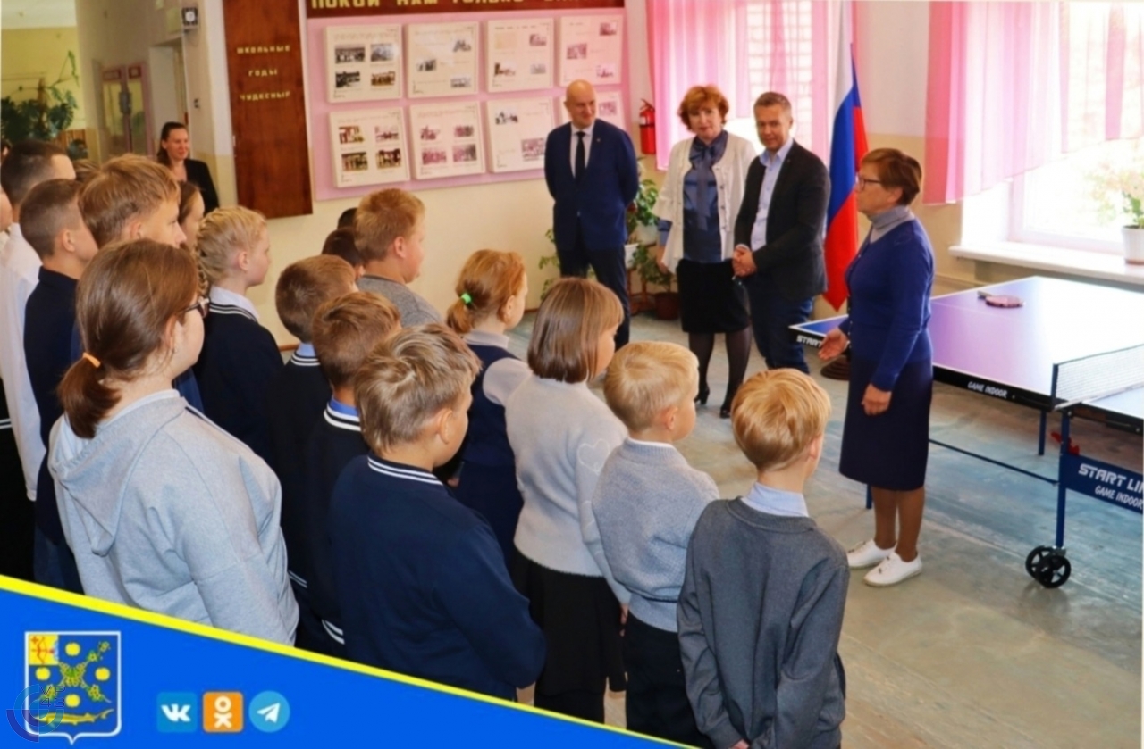 Глава Вятскополянского района Виктория Пелевина посетила Кулыжскую среднюю школу для значимого события 
